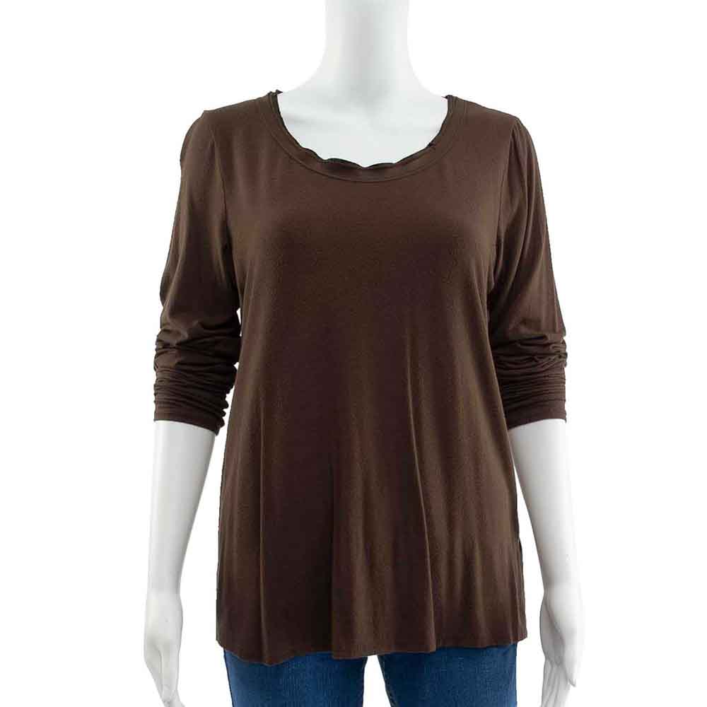 adrienne vittadini long sleeve tops